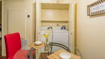Washer and dryer in units*
